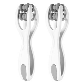 2 Stück Handmassagegerät für Erwachsene, Finger Massage Roller, Hand- und Fingermassagegerät, Silikon-massageroller, 360 Grad Massageball Massageball Selbstmassagerolle für Muskel Entspannen