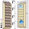 Over The Door Shoe Organizer, 70 Pounds Large Capacity, 20-30-Pair