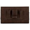 For BLU Studio Energy D810L Brown Horizontal Belt Clip Holster