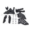 Black Front Rider Foot Pegs Bracket Fit For Honda Cbr600Rr