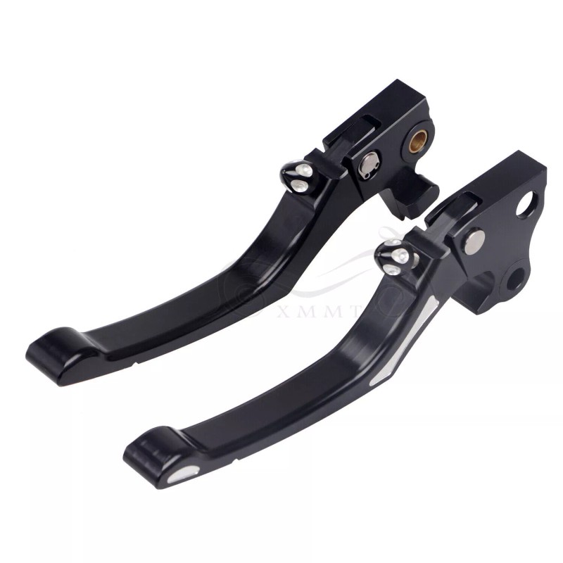 Unbranded CNC Black Adjustable Brake Clutch Lever For Harley Sportster