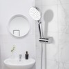 Shower Head Holder, 360° Adjustable Angle Handheld Shower Head Bracket,