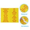 PATIKIL Tool Box Label Sticker, 8 Sheets Machine Organizer Decal