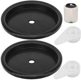 2 Pack 73316 83872 12303 Wet/Dry Vacuum Filter Plate Replacement Kit Compatible With Ridgid Craftsman VT2565 Vacuum Cleaner Wet/Dry Accessories VF3000 VF3500 VF4000 VF5000 VF6000