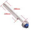 DERNORD 1.5" Inch (OD50.5mm) Tri-clamp Foldback Heating Element Stainless Steel