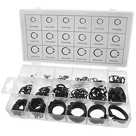 External Circlip/Snap Retaining Ring Assortment Set 300pc AST01