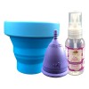 Lani Morada Vaso Esterilizador Gel Lavante Chico