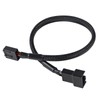 UMLIFE 2 PCS 10" 4 Pin Fan Extension Power Cable