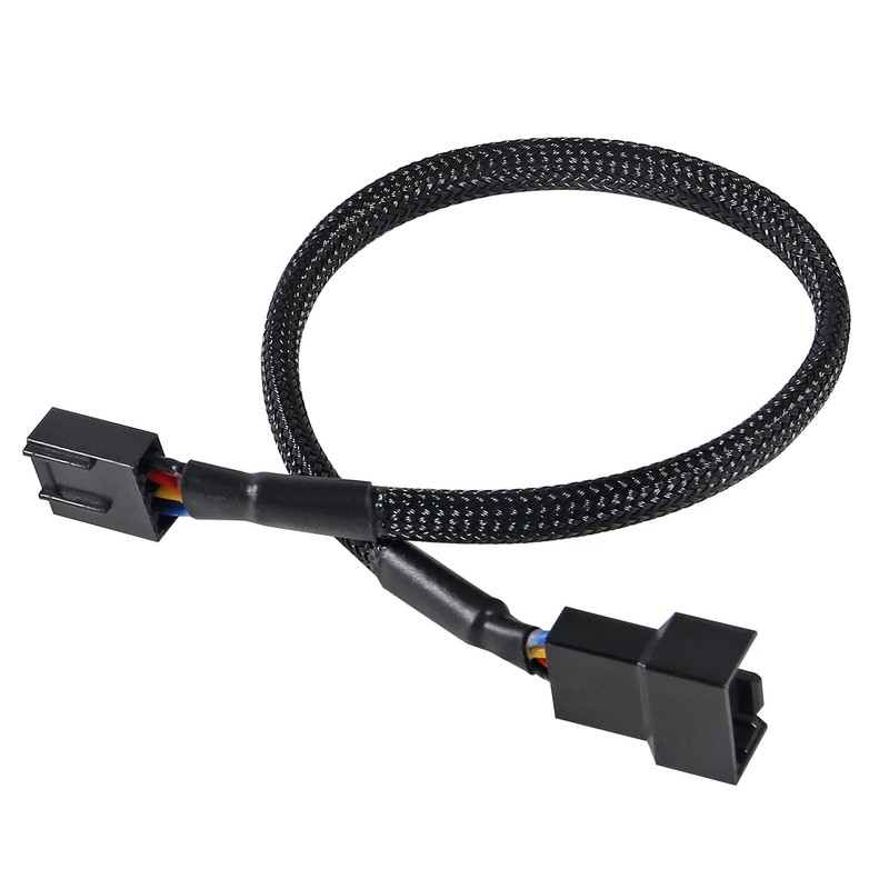 UMLIFE 2 PCS 10" 4 Pin Fan Extension Power Cable