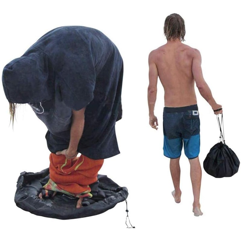 Wetsuit Changing Mat Waterproof Surf Bag, 1Pc Folding Waterproof Surf