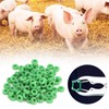 100Pcs Rubber Elastic Sheep Cow Pig Castration Pliers Rings Veterinary