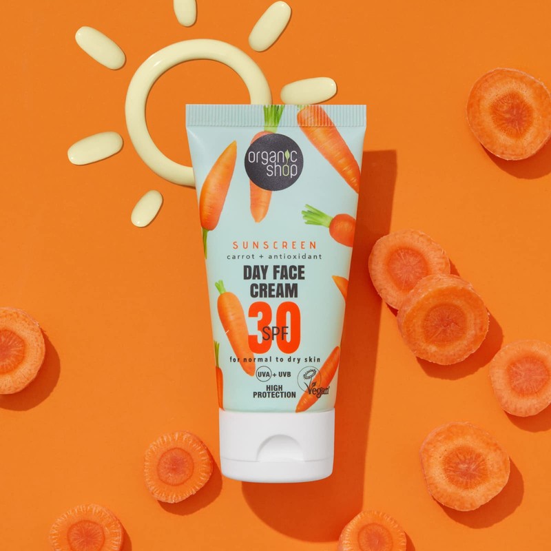 Organic Shop Organic Shop Sunscreen Day Face Cream 30 SPF
