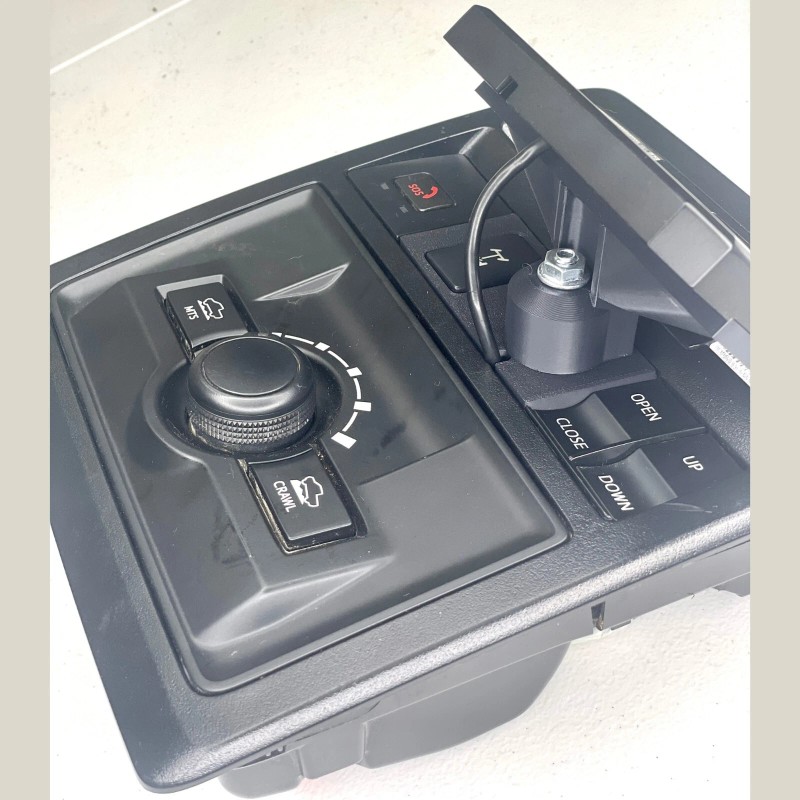 auxbeam 3rd Gen Tacoma Overhead Console Mounting Auxbeam 8 Gang