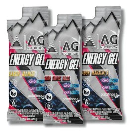 Gel Energético Deportivo 24 Piezas AG Nutrition Sin Gluten Vegano                                                                                     