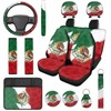 DBBXHZJY Mexican Car Seat Covers Mexico Flag Car Accessories Full