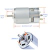 CHANCS Brush Small DC Motor 12V/24V DC 775 Motor 6000RPM