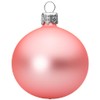 Sikora Essentials Klassische Christbaumkugeln aus Glas - matt - 6