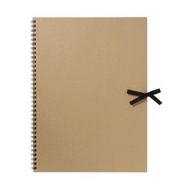 MUJI Sketchbook, F4 Size, 20 Sheets, 1 Box (5 Books) Approx. 13.1 x 9.5 inches (332 x 242 mm)