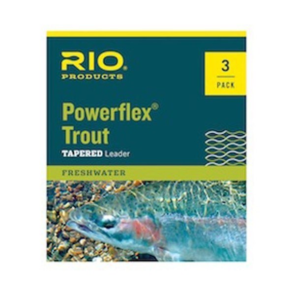 RIO Products Powerflex Trout Leaders, 6 Pk, 7.5ft 5X