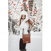 Catwalk Collection Handbags - Women's Leather Anti Theft Crossbody Bag