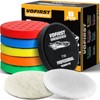 8 Pcs Buffing Polishing Pads, 6 Inch Polishing Pads, Car