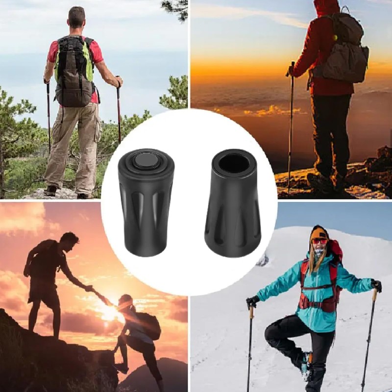 Pack of 10 Trekking Rubber Buffer Walking Poles Rubber Buffer