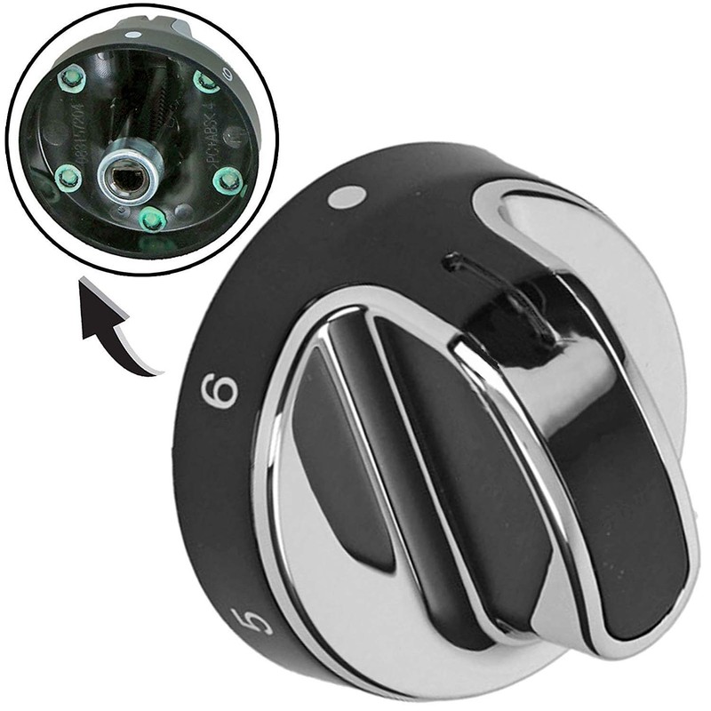 Spares2go Hob Control Switch Knob Compatible with Stoves/New World Oven