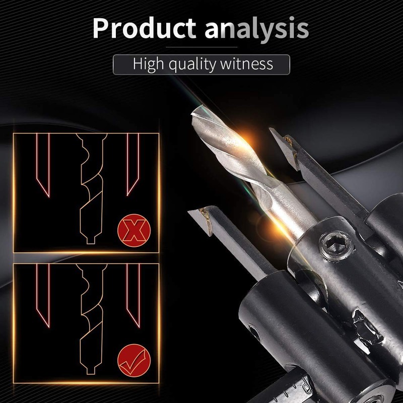 ZOYUBS Free Cone Carbide Free Cone for Charging Drills, Circular