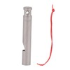 Kisangel Survival Whistle Emergency Signal Portable Keychain Metal Hiking Outdoor