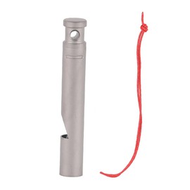 Kisangel Survival Whistle Emergency Signal Portable Keychain Metal Hiking Outdoor Supply