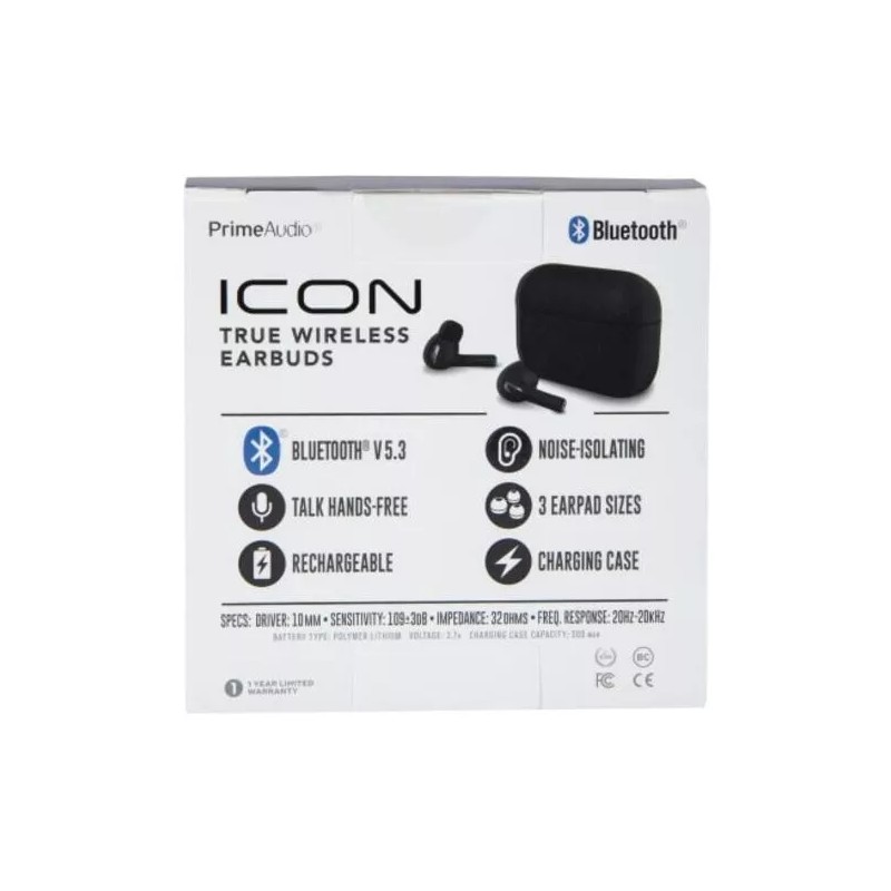 Icon Wireless Bluetooth® Earbuds With Mic