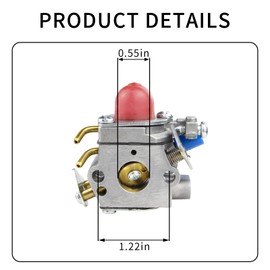 128LD Carburetor Tune-Up Kit Complete Carb Air Filter Fuel Line Set for 128C 128CD 128L 128R RJ Trimmers & Edgers Replaces C1Q-W40A for Poulan Pro Carburetors
