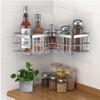 Yazoni Corner Shower Caddy 2-Pack, No Drilling Shower Organizer Corner