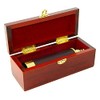 Omegon 12x30 brass pocket telescope with storage box made of