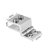 uxcell Glass Door Hinge - 0 Degree Cupboard Showcase Cabinet