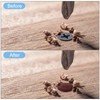 uxcell 100PCS Screw Cap Covers, 12mm Waterproof Plastic Screw Decorative