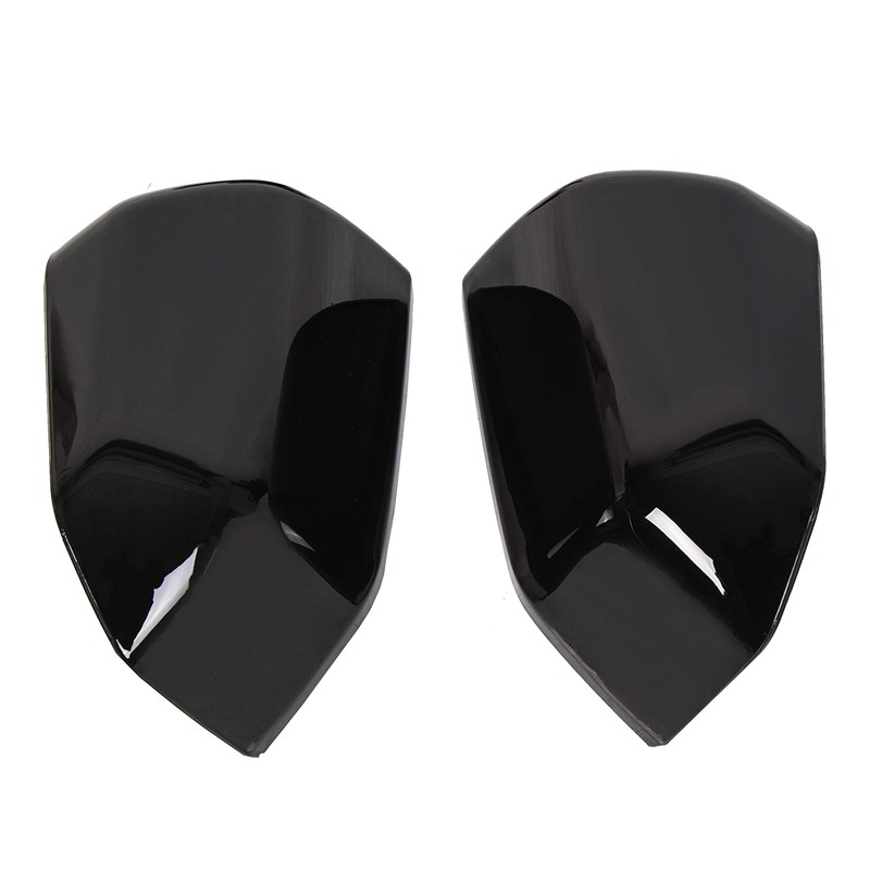 ECOTRIC Top Half Upper Driver/Passenger Side View Gloss Black Mirror