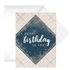 Canopy Street Modern Navy And Gold Tone Birthday Card Pack