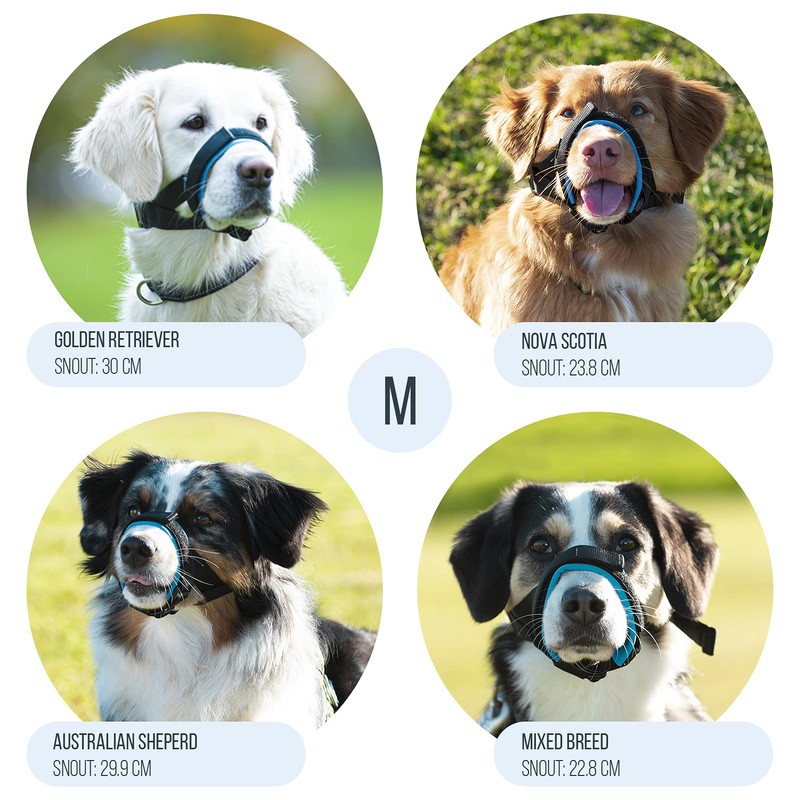 Gentle Muzzle Guard for Dogs - Prevents Biting and Unwanted
