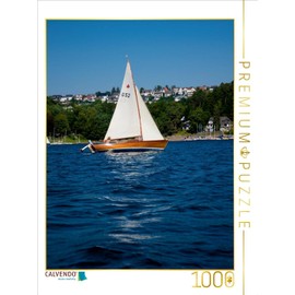 Premium Textile Canvas 30 x 45 cm High/Monika Merten KSCH with Hansa Jolle