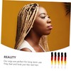 Healvian 5pcs Gradient Synthetic Braiding Hair Extensions for Daily Wear
