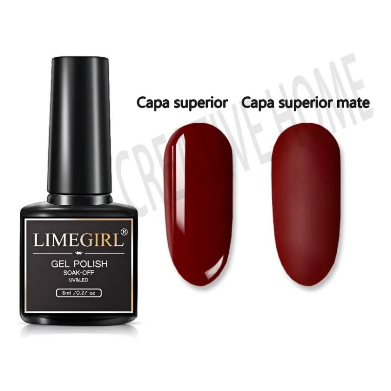 Geles Semipermanente Esmaltes Uñas (kit 24 Pzs Color Gelesh)