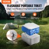 VEVOR Portable Toilet for Camping, RV Toilet with Carry Bag,