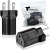 Flutesan 2 Pieces 6-15P to 5-15R US Plug Adapter 3