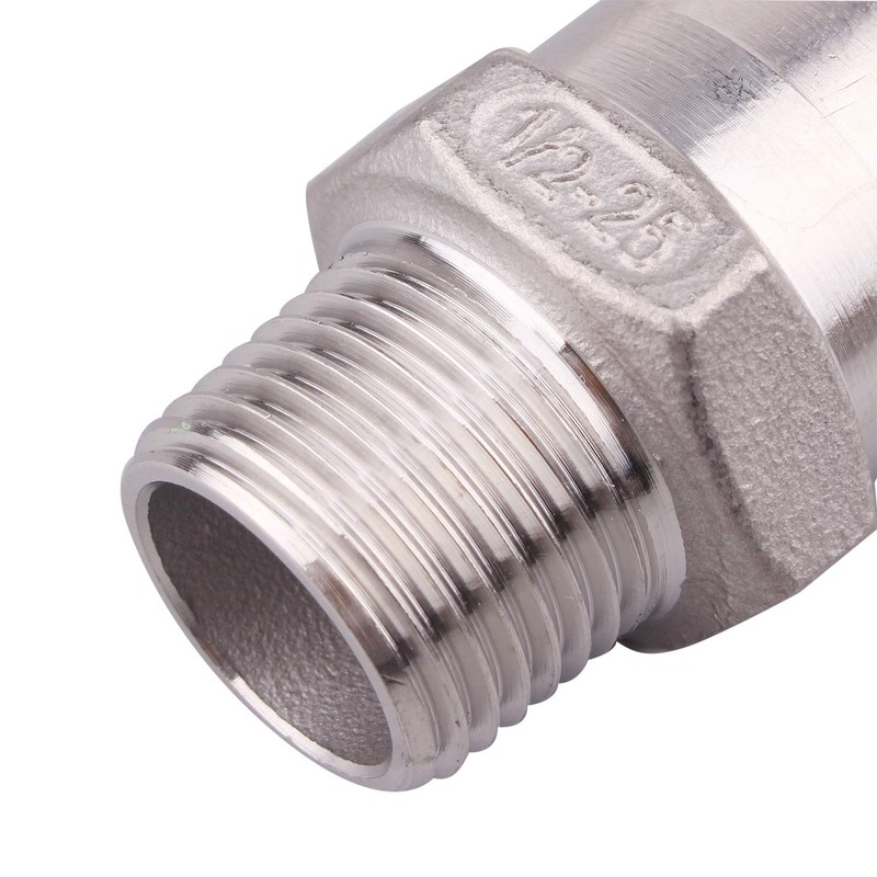DERNORD Stainless Steel 1" Hose Barb x 1/2" NPT Male