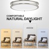DYMOND LED Ceiling Light Fixture Flush Mount 4000K Natural Daylight