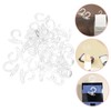 Gatuida Plastic Sock Hangers for Retail 300pcs Hooks Sock Display