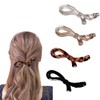 Banana Clips Flat Hair Clips for Women,Medium Claw Clips Flat