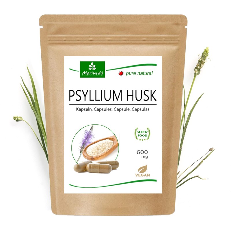Psyllium Husk Capsules 100% Psyllium Husk Powder - Intestinal Digestion