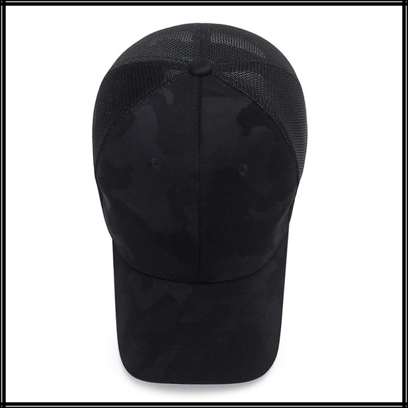White Fang CA800 Camouflage Pattern, Mesh Cap, Hat, Outdoor, Fishing,